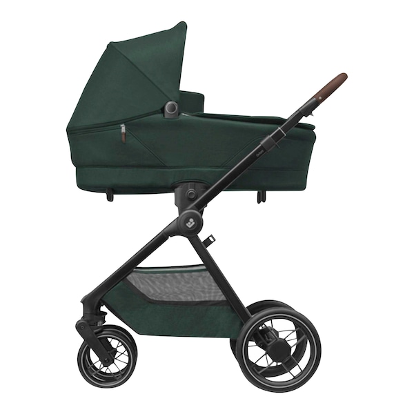 babywalz Maxi-CosiKombikinderwagen Oxford+ Travel-Set inkl. Babyschale Pebble 360 Pro 2 und Isofix-Basis FamilyFix 360 Pro twillic green Räumungsverkauf