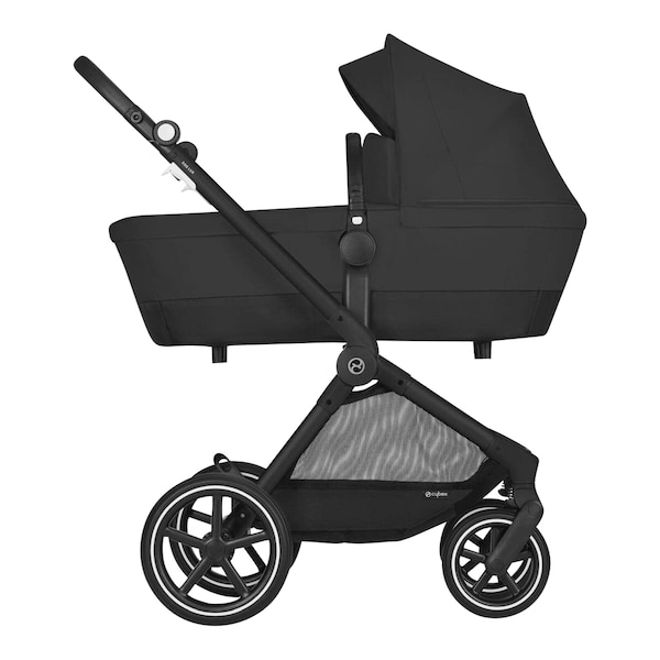 babywalz Cybex - GOLDKombikinderwagen Eos Lux Trio-Set inkl. Babyschale Aton B2 i-Size moon black / volcano black Riesige Ersparnisse