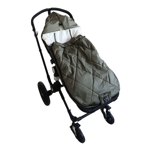 babywalz KaiserSommerfußsack RAINY khaki 50% Rabatt mit kostenlosem Versand