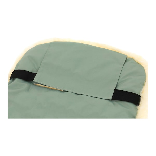babywalz babycabWinterfußsack Lammfell Lille für Kinderwagen Buggy salbei Sonderangebot