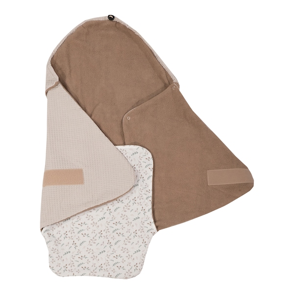 babywalz UllenboomEinschlagdecke Waffelpiqué wattiert Floral / sand Flash Sale