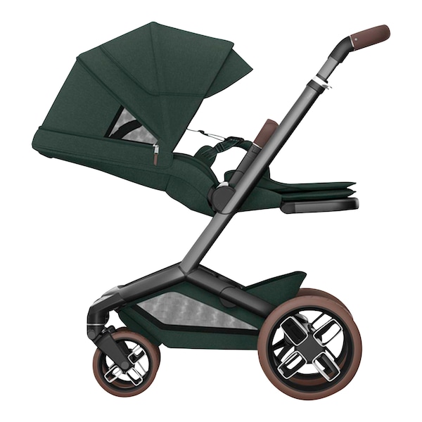 babywalz Maxi-Cosi - PremiumKinderwagen Fame twillic green Heißer Verkauf
