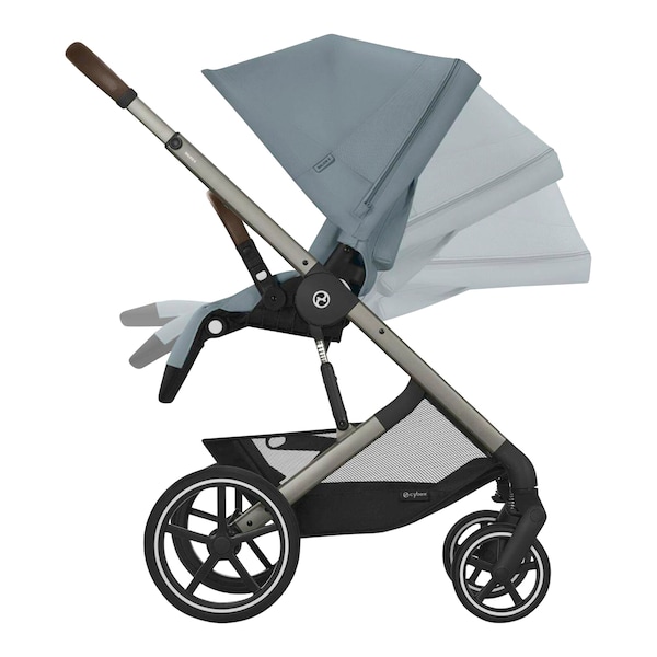babywalz Cybex - GOLDKinderwagen BALIOS S LUX taupe / stormy blue Exklusive Angebote