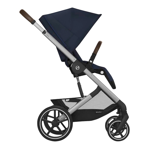 babywalz Cybex - GOLDKinderwagen BALIOS S LUX silver / ocean blue Große Rabatte