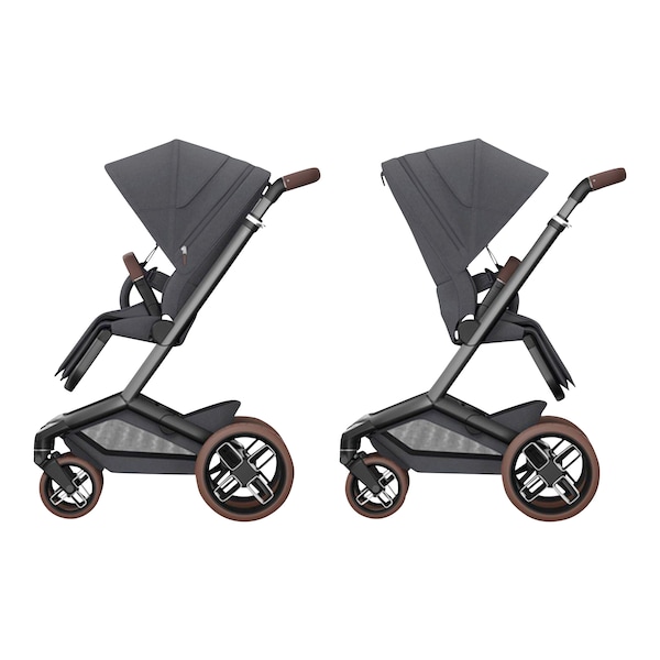 babywalz Maxi-Cosi - PremiumKinderwagen Fame twillic graphite Kostenlose Rückgabe