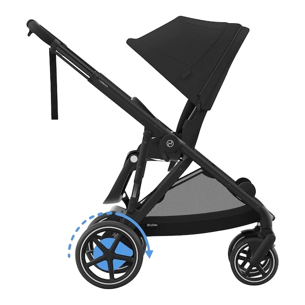 babywalz Cybex - GOLDKinderwagen e-Gazelle moon blck Letzte 3 Tage