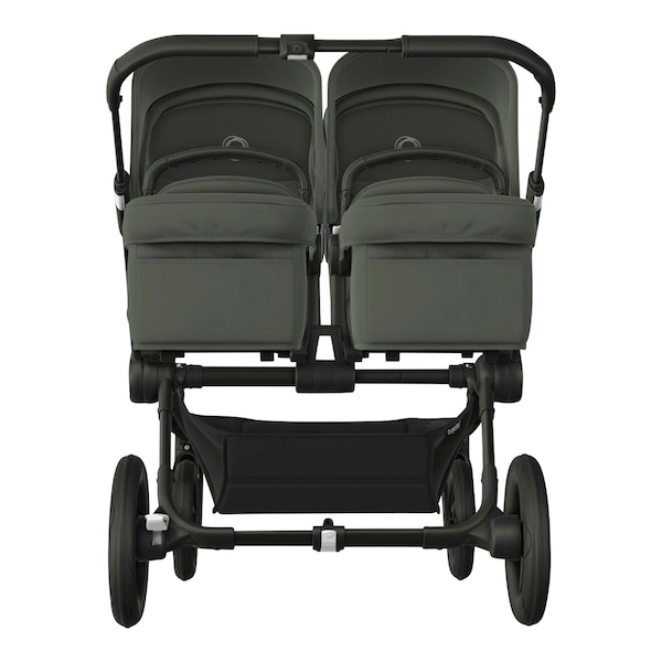 babywalz Bugaboo - DONKEY 5Zwillings- und Geschwisterwagen Bundle Twin black / forest green Rabatt