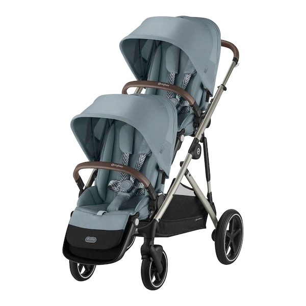 babywalz Cybex - GOLDGeschwistersitz für Gazelle S taupe / stormy blue Jubiläumsangebot