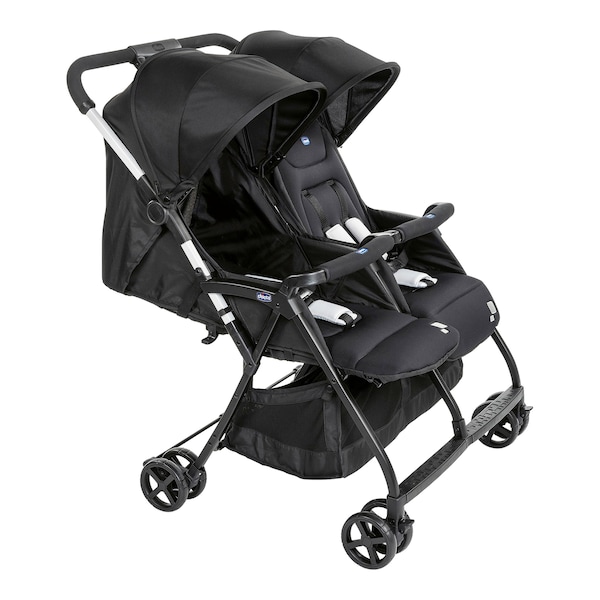 babywalz ChiccoZwillingsbuggy Ohlalà Twin black night Saisonale Angebote
