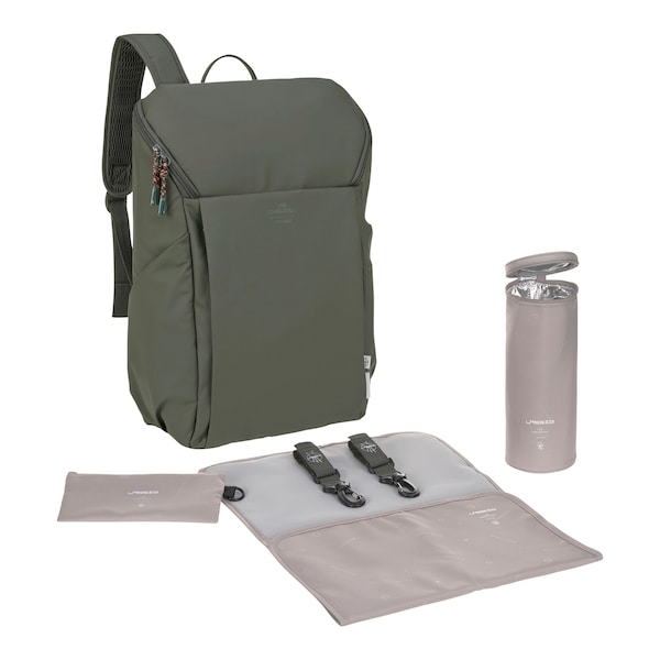 babywalz Lässig - GREEN LABELSlender Up Wickelrucksack olive Sonderangebot