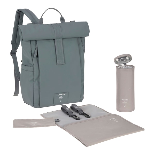 babywalz LässigWickelrucksack Rolltop Up anthrazit Osterangebot