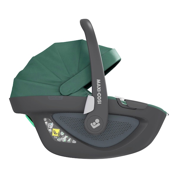 babywalz Maxi-CosiBabyschale Pebble 360 inkl. Isofix-Basis FamilyFix 360 essential green Letzter Tag