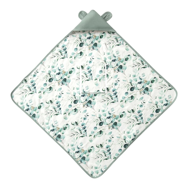babywalz HauckEinschlagdecke Snuggle N Dream leaves mint VIP-Rabatte