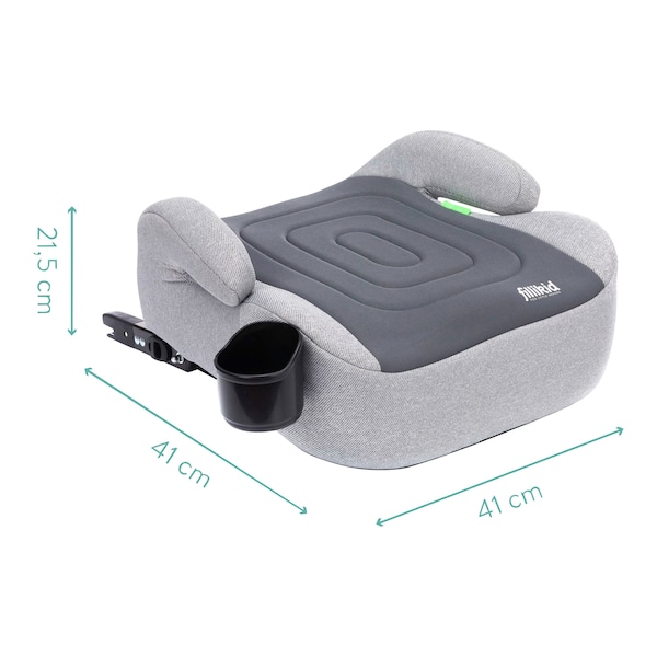 babywalz FillikidSitzerhöhung mit Isofix i-size schwarz grau Fabrik Onlineshop