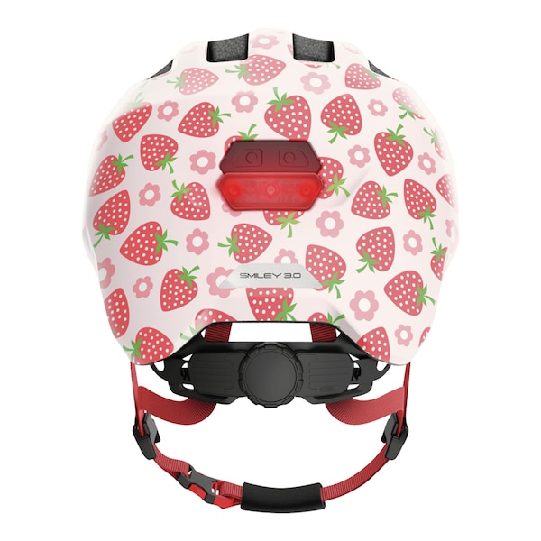 babywalz ABUSFahrradhelm Smiley 3.0 LED rose strawberry Preisnachlass