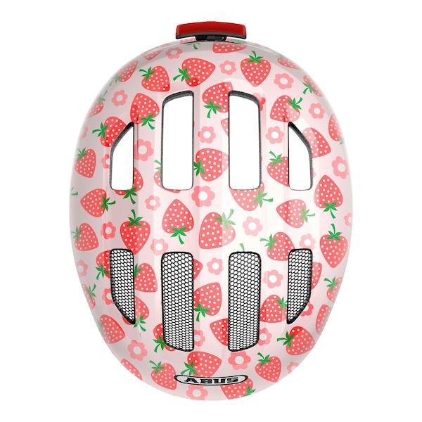 babywalz ABUSFahrradhelm Smiley 3.0 LED rose strawberry Preisnachlass