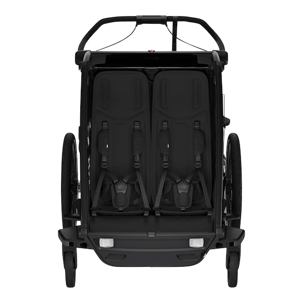 babywalz ThuleFahrradanhänger Chariot Sport 2 Double (2024) black Saisonschlussverkauf