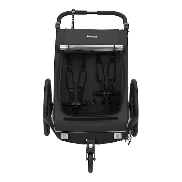 babywalz HauckFahrradanhänger Dryk Duo Plus Black Riesige Ersparnisse