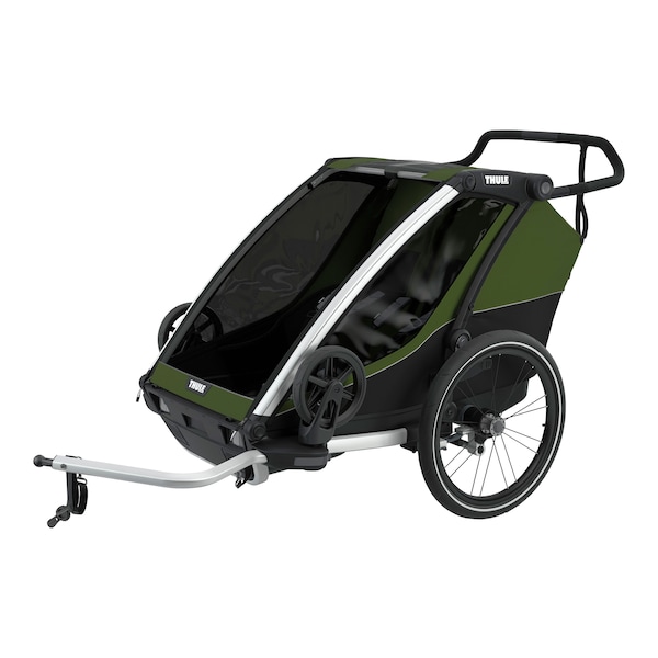babywalz ThuleChariot Cab2 Fahrradanhänger cypress green Begrenzte Freigabe