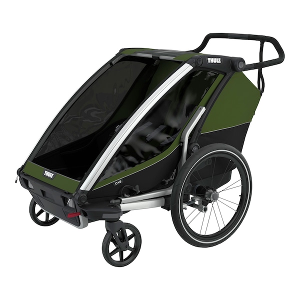 babywalz ThuleChariot Cab2 Fahrradanhänger cypress green Begrenzte Freigabe