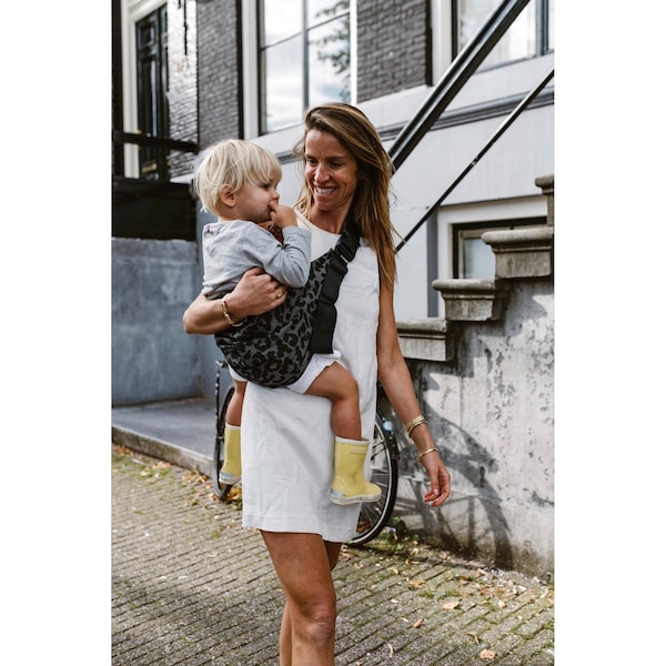 babywalz WILDRIDEHüfttrage Print leopard grey Zeitbegrenzte Promotion