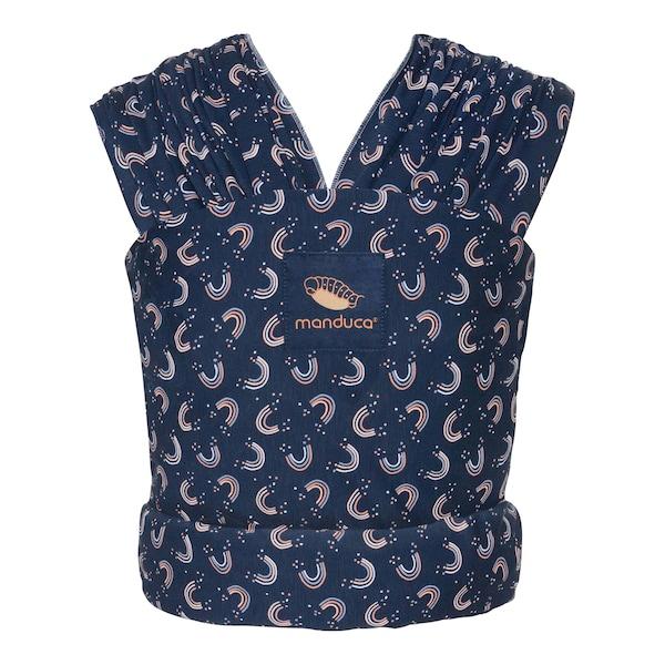 babywalz manduca® - SLINGBabytragetuch 510cm Limited Edition navy / print Neuheiten