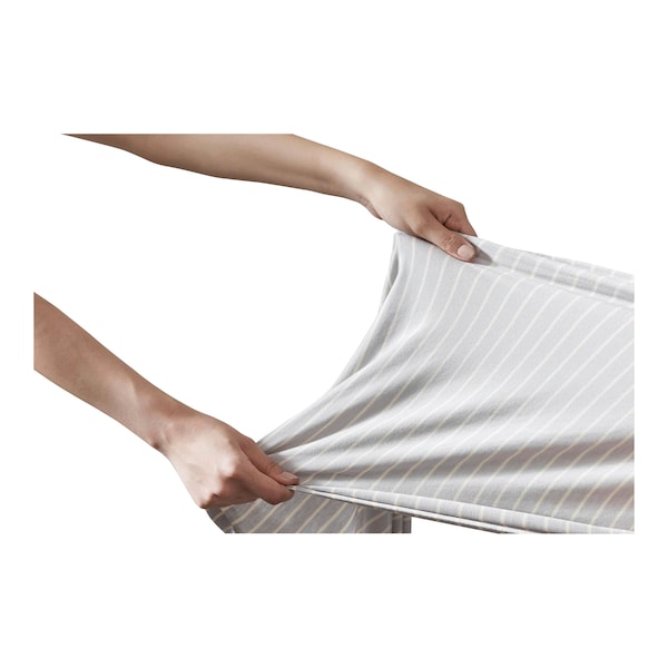babywalz Ergobaby® - AURA WRAPTragetuch Strick 490 cm grey stripes Räumungsverkauf