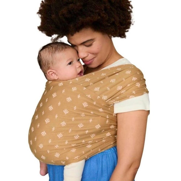 babywalz Ergobaby® - AURA WRAPTragetuch Strick camel harvest Kauf eins, bekomm eins gratis