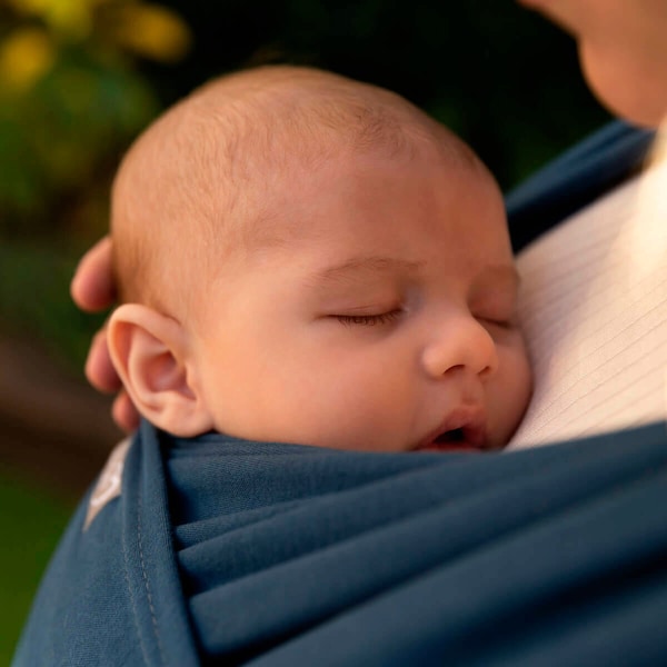 babywalz HOPPEDIZ®Babytragetuch Elastisches Tragetuch anthrazit Sonderangebot der Fabrik