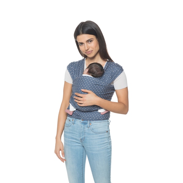 babywalz Ergobaby® - AURA WRAPTragetuch 490cm Coral Dots Vierteljährliche Förderung