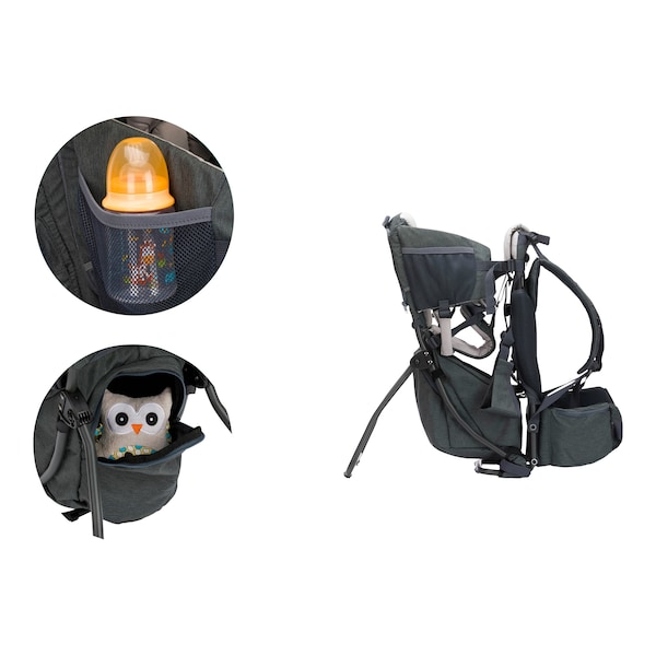 babywalz FillikidAdventure Rückentrage grau melange Riesige Rabatte