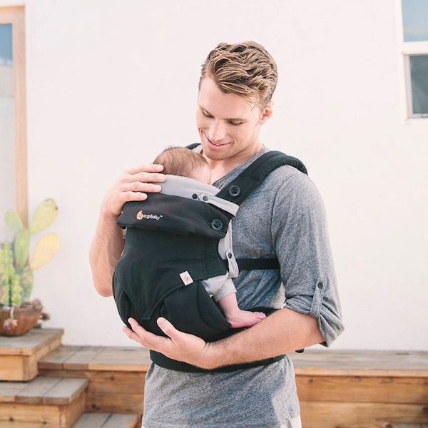 babywalz Ergobaby® - ORIGINALNeugeborenen-Einsatz Easy Snug Original für Babytrage grey 50% Rabatt für begrenzte Zeit