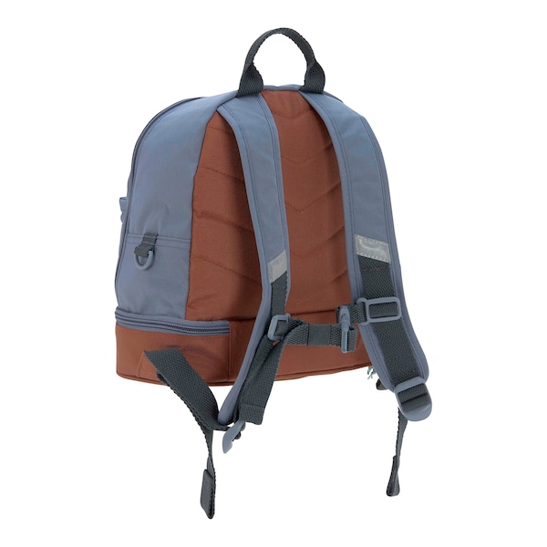 babywalz LässigKindergartenrucksack Mini Backpack Adventure Traktor blue denim Meist gekauft