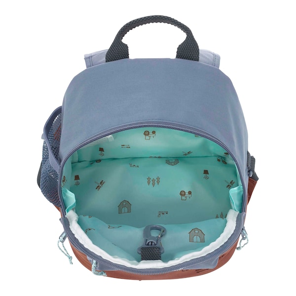 babywalz LässigKindergartenrucksack Mini Backpack Adventure Traktor blue denim Meist gekauft