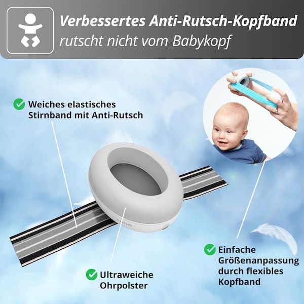 babywalz AlpineMuffy Baby Gehörschutz schwarz Limitierter Zeitrabatt