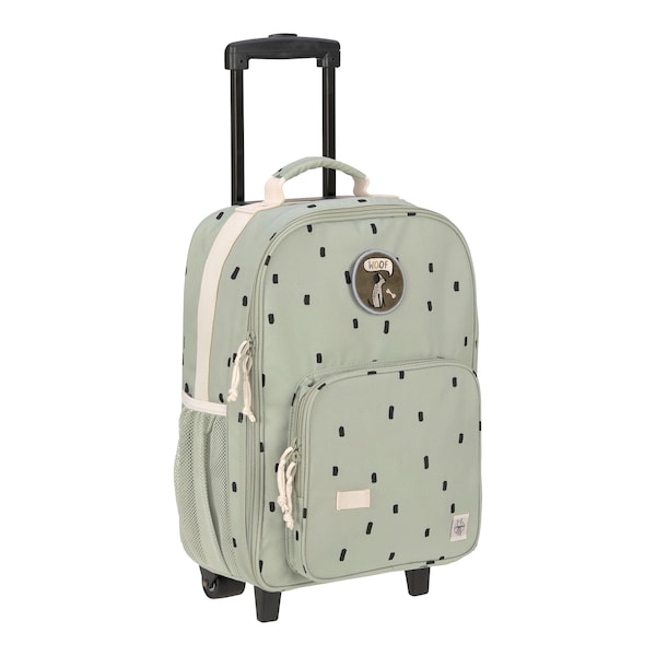 babywalz LässigKindertrolley Happy Prints olive Sonderangebot