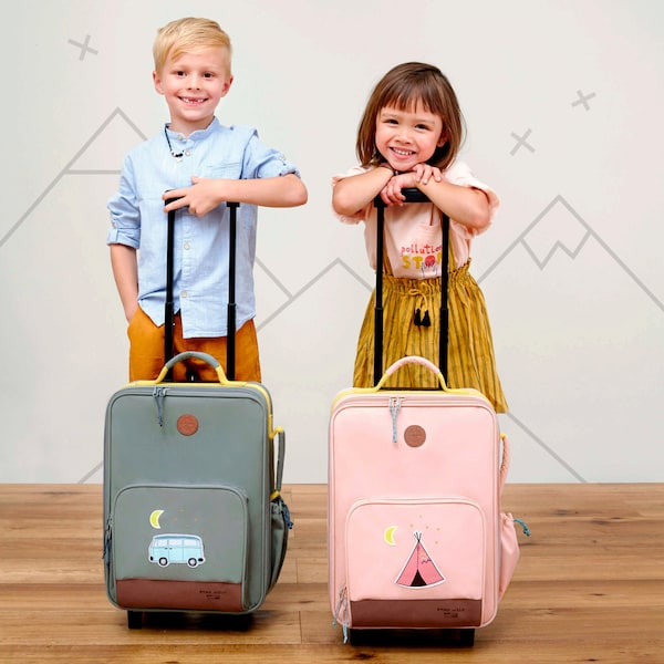 babywalz LässigKindertrolley Adventure Bus - blau Rabatt