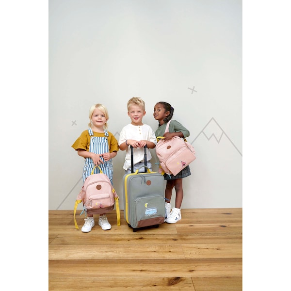babywalz LässigKindertrolley Adventure Bus - blau Rabatt