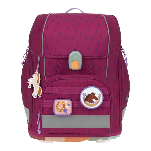 babywalz LässigSchulranzen-Set Boxy Unique 7-tlg. Speckles berry Versandkostenfrei