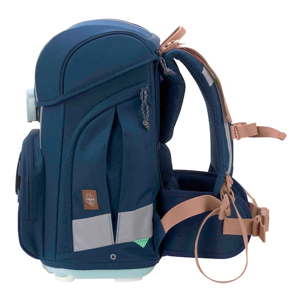 babywalz LässigSchulranzen-Set Boxy Unique 7-tlg. navy Großer Ausverkauf