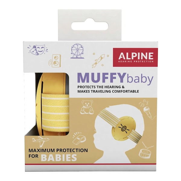 babywalz AlpineMuffy Baby Gehörschutz gelb Preisnachlass