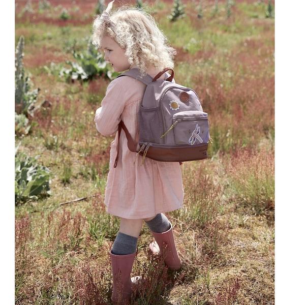 babywalz LässigKindergartenrucksack Mini Backpack Adventure Libelle light purple Saisonschlussverkauf
