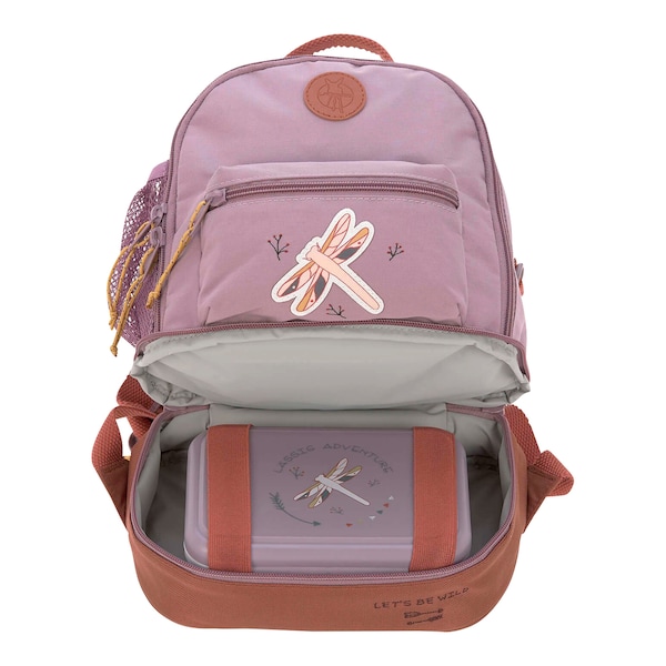 babywalz LässigKindergartenrucksack Mini Backpack Adventure Libelle light purple Saisonschlussverkauf