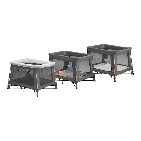 babywalz Maxi-CosiReisebett Swift 3-in-1 Beyond Graphite Eco Große Rabatte
