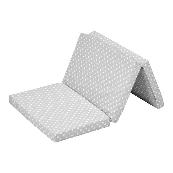 babywalz AlviMatratze für Reisebett 60x120 cm grau / kleiner Stern Saisonale Angebote