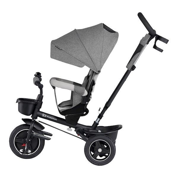 babywalz KinderkraftDreirad SPINSTEP platinum grey Kostenloser Versand international