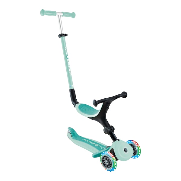 babywalz GlobberScooter 3in1 Go-Up active mit Leuchtrollen mint Begrenzt auf 3 Tage