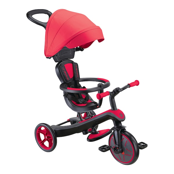 babywalz GlobberDreirad Explorer Trike 4in1 rot 50% Rabatt für begrenzte Zeit