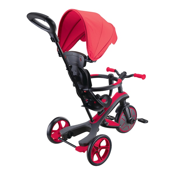 babywalz GlobberDreirad Explorer Trike 4in1 rot 50% Rabatt für begrenzte Zeit