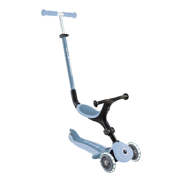 babywalz GlobberScooter 3in1 Go-Up active ECO mit Leuchtrollen blaubeere blaubeere Rabatte dieses Monats